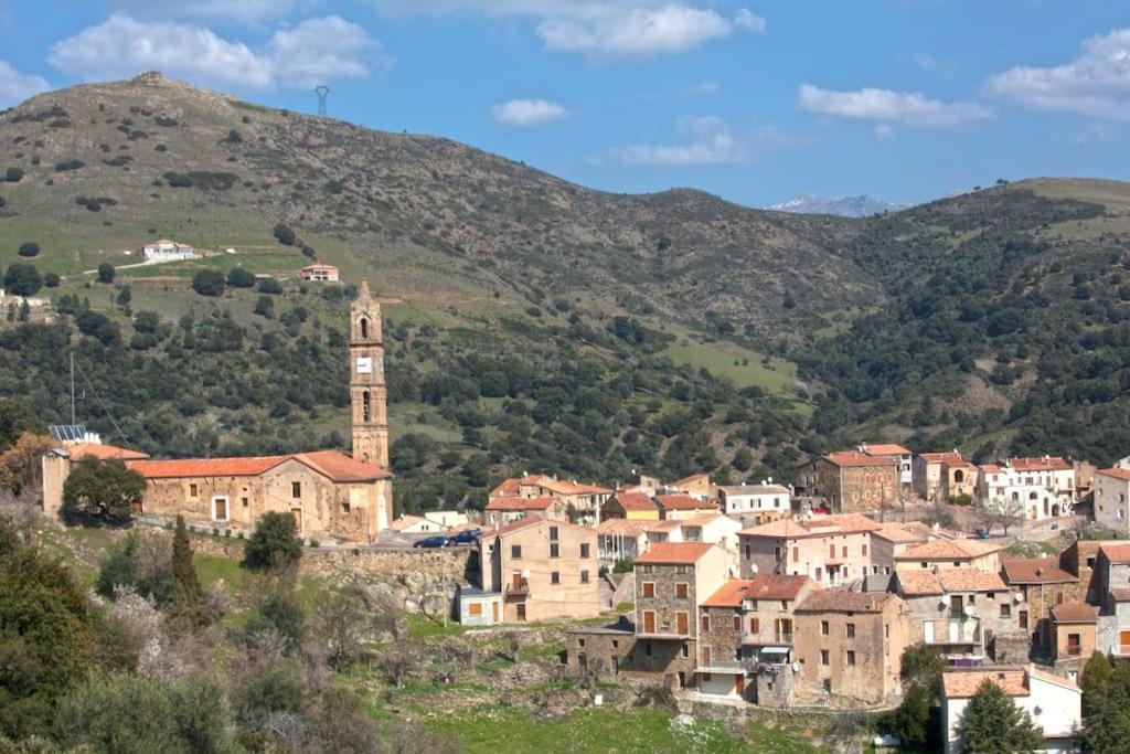Le Capu Biancu-Location Avec Vue Proche Des Gorges De L Asco Entre Mer Et Montagne Moltifao Exterior photo